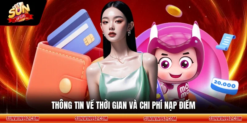 Thông tin về thời gian và chi phí nạp điểm